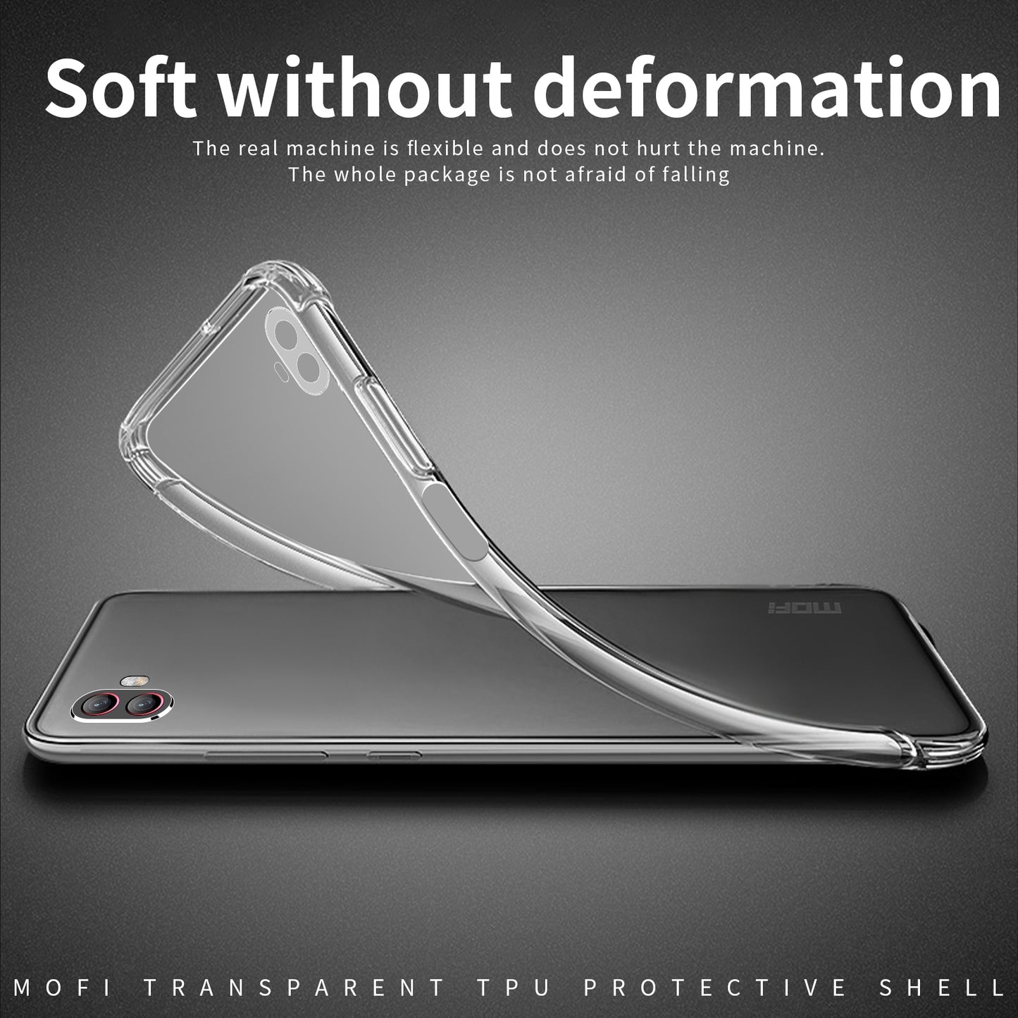Samsung Galaxy Xcover6 Pro Clear TPU Case - Ultra-Thin, Shockproof, Anti-Yellowing Transparent Soft Protective Cover with Precise Cutouts, Scratch Resistance & Lightweight Design