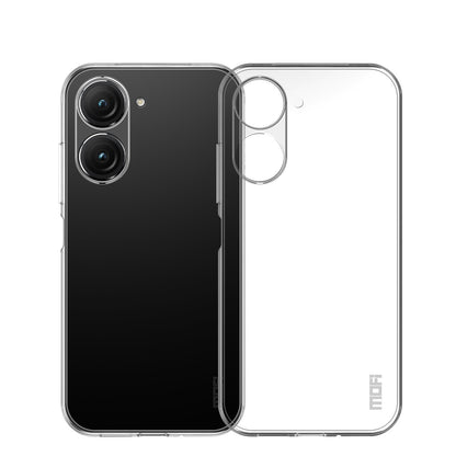Asus Zenfone 9 Clear TPU Case - Ultra-Thin, Shockproof, Anti-Yellowing Transparent Soft Protective Cover with Precise Cutouts, Scratch Resistance & Lightweight Design