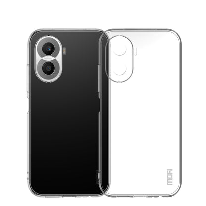 Honor X40i Clear TPU Case - Ultra-Thin, Shockproof, Anti-Yellowing Transparent Soft Protective Cover with Precise Cutouts, Scratch Resistance & Lightweight Design