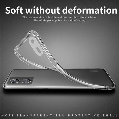 OPPO A97 5G Clear TPU Case - Ultra-Thin, Shockproof, Anti-Yellowing Transparent Soft Protective Cover with Precise Cutouts, Scratch Resistance & Lightweight Design
