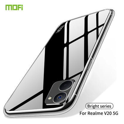 Realme V20 5G Clear TPU Case - Ultra-Thin, Shockproof, Anti-Yellowing Transparent Soft Protective Cover with Precise Cutouts, Scratch Resistance & Lightweight Design
