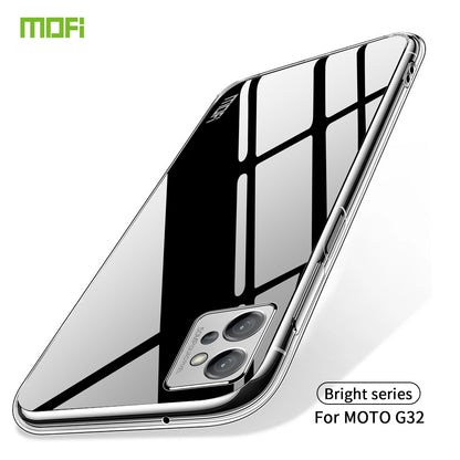 Motorola Moto G32 Clear TPU Case - Ultra-Thin, Shockproof, Anti-Yellowing Transparent Soft Protective Cover with Precise Cutouts, Scratch Resistance & Lightweight Design
