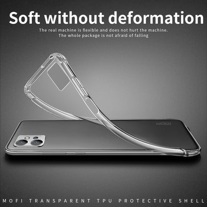 Motorola Moto G32 Clear TPU Case - Ultra-Thin, Shockproof, Anti-Yellowing Transparent Soft Protective Cover with Precise Cutouts, Scratch Resistance & Lightweight Design