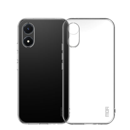 vivo Y02s Clear TPU Case - Ultra-Thin, Shockproof, Anti-Yellowing Transparent Soft Protective Cover with Precise Cutouts, Scratch Resistance & Lightweight Design
