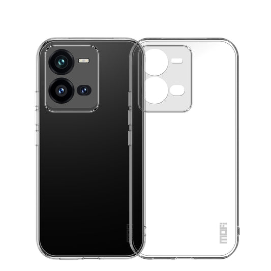 vivo V25 Clear TPU Case - Ultra-Thin, Shockproof, Anti-Yellowing Transparent Soft Protective Cover with Precise Cutouts, Scratch Resistance & Lightweight Design