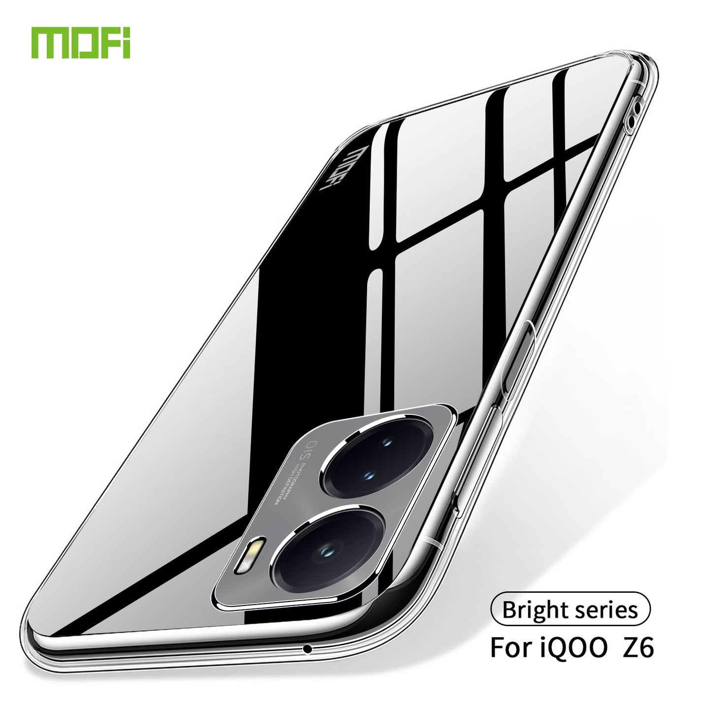 vivo iQOO Z6 Clear TPU Case - Ultra-Thin, Shockproof, Anti-Yellowing Transparent Soft Protective Cover with Precise Cutouts, Scratch Resistance & Lightweight Design