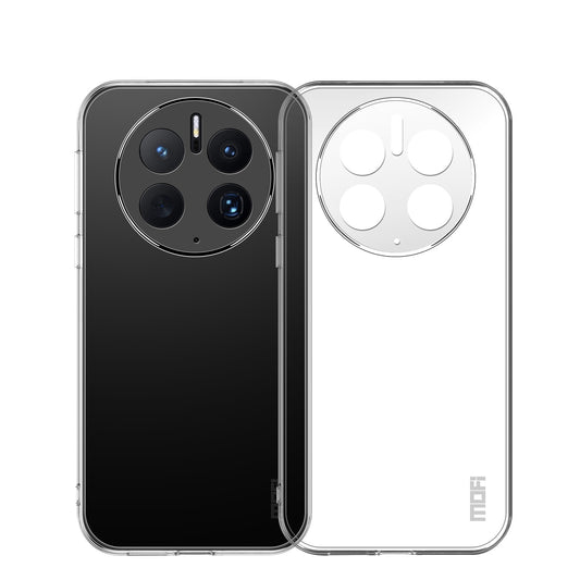 Huawei Mate 50 Pro Clear TPU Case - Ultra-Thin, Shockproof, Anti-Yellowing Transparent Soft Protective Cover with Precise Cutouts, Scratch Resistance & Lightweight Design