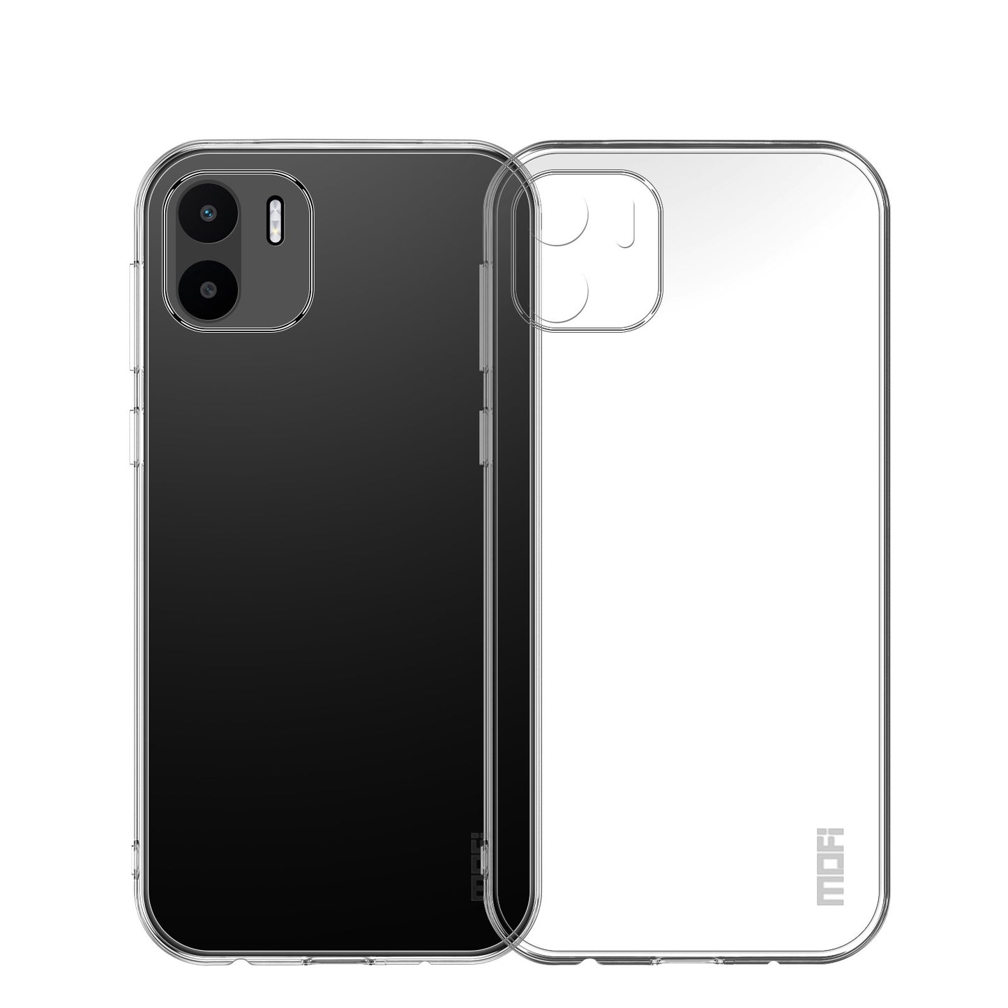 Xiaomi Redmi A1 Clear TPU Case - Ultra-Thin, Shockproof, Anti-Yellowing Transparent Soft Protective Cover with Precise Cutouts, Scratch Resistance & Lightweight Design