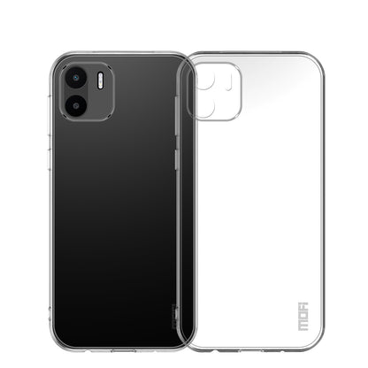 Xiaomi Redmi A1 Clear TPU Case - Ultra-Thin, Shockproof, Anti-Yellowing Transparent Soft Protective Cover with Precise Cutouts, Scratch Resistance & Lightweight Design