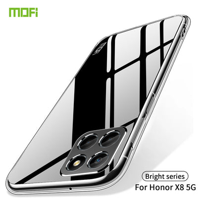 Honor X8 5G Clear TPU Case - Ultra-Thin, Shockproof, Anti-Yellowing Transparent Soft Protective Cover with Precise Cutouts, Scratch Resistance & Lightweight Design
