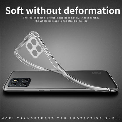Honor X8 5G Clear TPU Case - Ultra-Thin, Shockproof, Anti-Yellowing Transparent Soft Protective Cover with Precise Cutouts, Scratch Resistance & Lightweight Design
