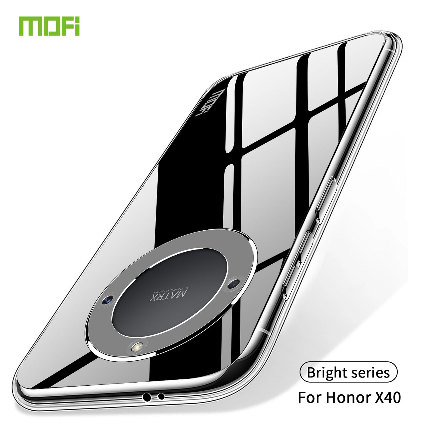 Honor X40 Clear TPU Case - Ultra-Thin, Shockproof, Anti-Yellowing Transparent Soft Protective Cover with Precise Cutouts, Scratch Resistance & Lightweight Design