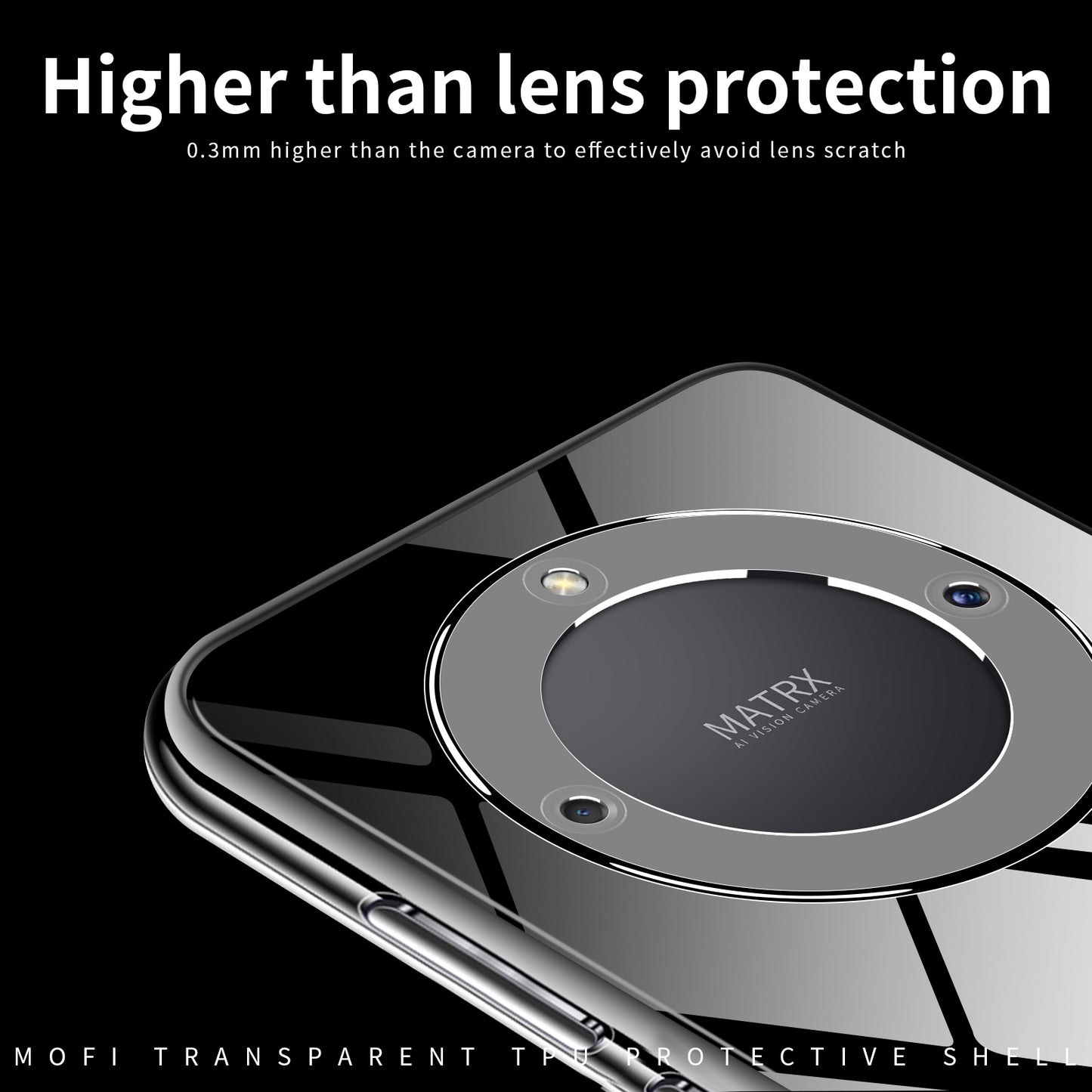 Honor X40 Clear TPU Case - Ultra-Thin, Shockproof, Anti-Yellowing Transparent Soft Protective Cover with Precise Cutouts, Scratch Resistance & Lightweight Design