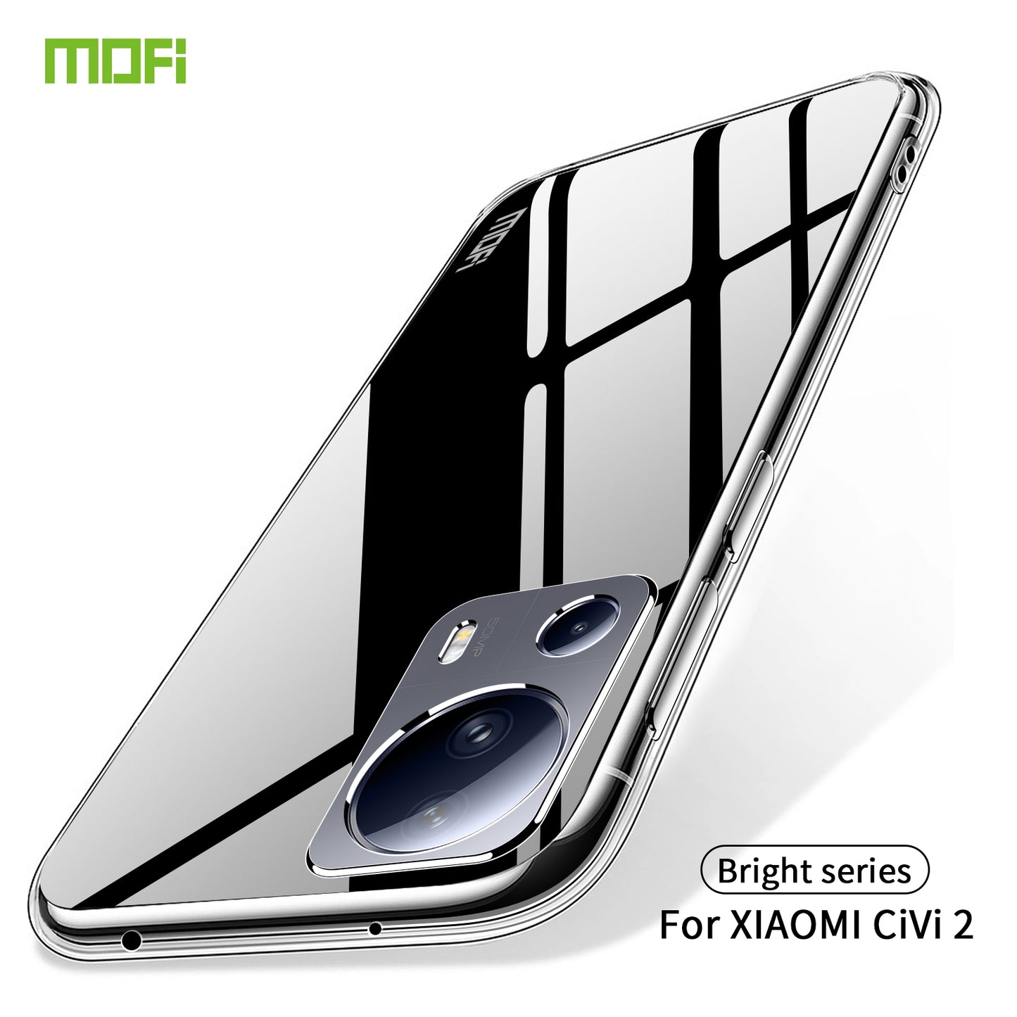 Xiaomi Civi 2 Clear TPU Case - Ultra-Thin, Shockproof, Anti-Yellowing Transparent Soft Protective Cover with Precise Cutouts, Scratch Resistance & Lightweight Design