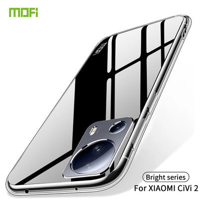Xiaomi Civi 2 Clear TPU Case - Ultra-Thin, Shockproof, Anti-Yellowing Transparent Soft Protective Cover with Precise Cutouts, Scratch Resistance & Lightweight Design