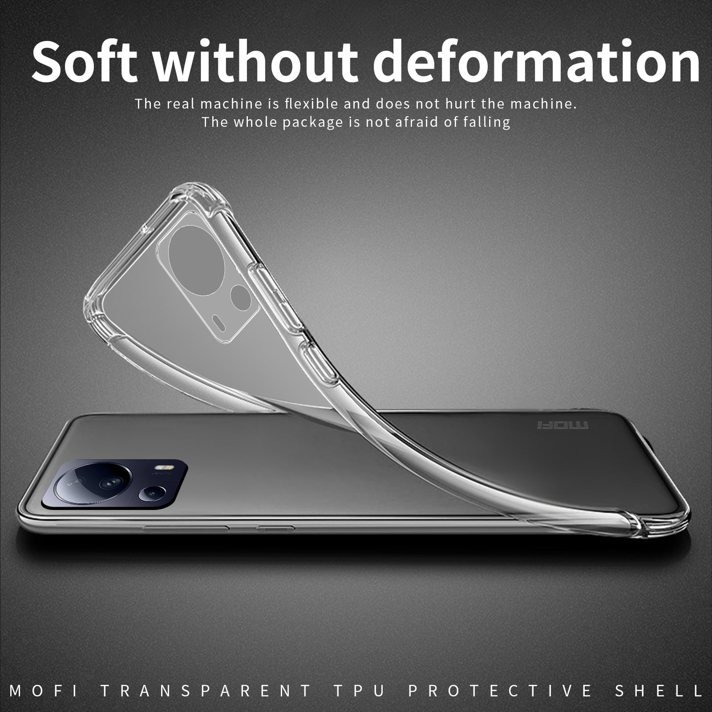 Xiaomi Civi 2 Clear TPU Case - Ultra-Thin, Shockproof, Anti-Yellowing Transparent Soft Protective Cover with Precise Cutouts, Scratch Resistance & Lightweight Design
