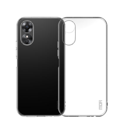 OPPO A17 Clear TPU Case - Ultra-Thin, Shockproof, Anti-Yellowing Transparent Soft Protective Cover with Precise Cutouts, Scratch Resistance & Lightweight Design