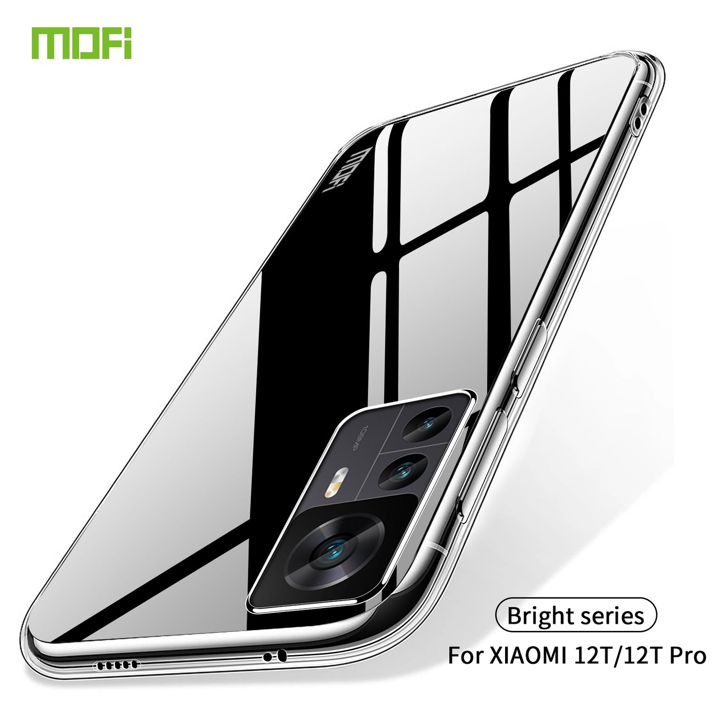 Xiaomi 12T/12T Pro Clear TPU Case - Ultra-Thin, Shockproof, Anti-Yellowing Transparent Soft Protective Cover with Precise Cutouts, Scratch Resistance & Lightweight Design