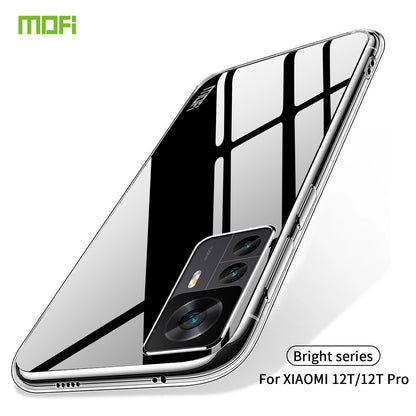 Xiaomi 12T/12T Pro Clear TPU Case - Ultra-Thin, Shockproof, Anti-Yellowing Transparent Soft Protective Cover with Precise Cutouts, Scratch Resistance & Lightweight Design