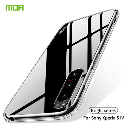 Sony Xperia 5 IV Clear TPU Case - Ultra-Thin, Shockproof, Anti-Yellowing Transparent Soft Protective Cover with Precise Cutouts, Scratch Resistance & Lightweight Design