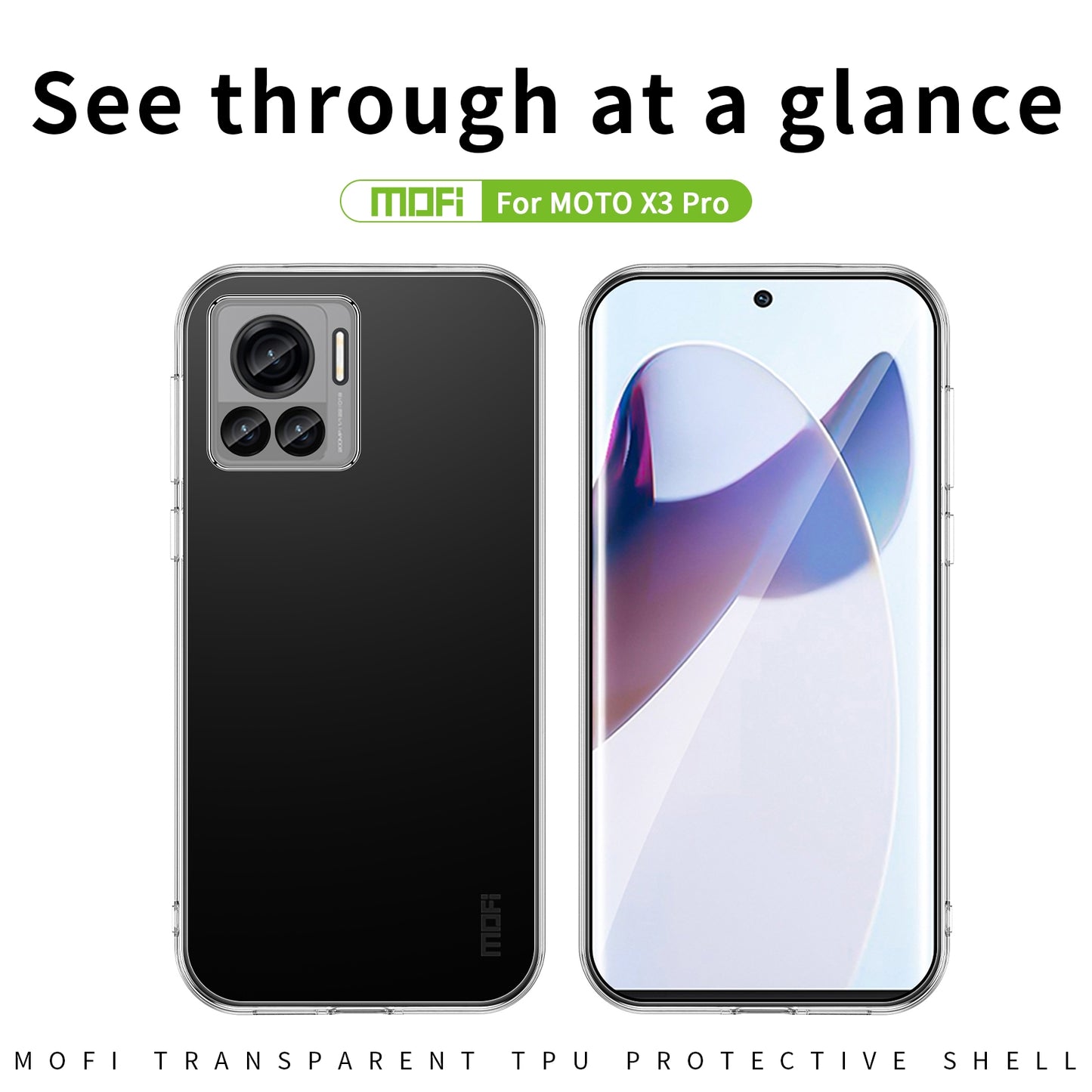 Motorola Moto X30 Pro Clear TPU Case - Ultra-Thin, Shockproof, Anti-Yellowing Transparent Soft Protective Cover with Precise Cutouts, Scratch Resistance & Lightweight Design