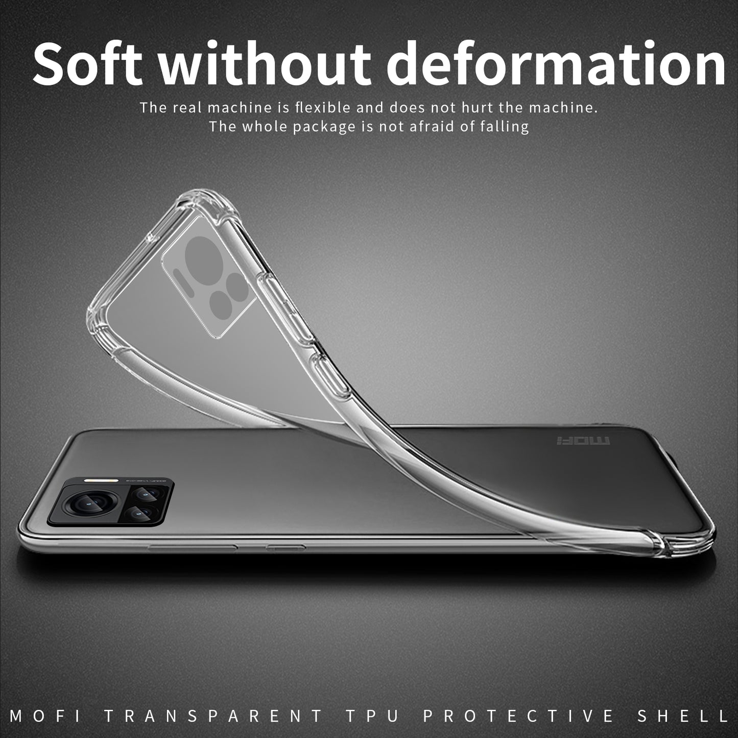 Motorola Moto X30 Pro Clear TPU Case - Ultra-Thin, Shockproof, Anti-Yellowing Transparent Soft Protective Cover with Precise Cutouts, Scratch Resistance & Lightweight Design
