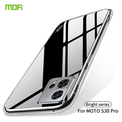 Motorola Moto S30 Pro Clear TPU Case - Ultra-Thin, Shockproof, Anti-Yellowing Transparent Soft Protective Cover with Precise Cutouts, Scratch Resistance & Lightweight Design