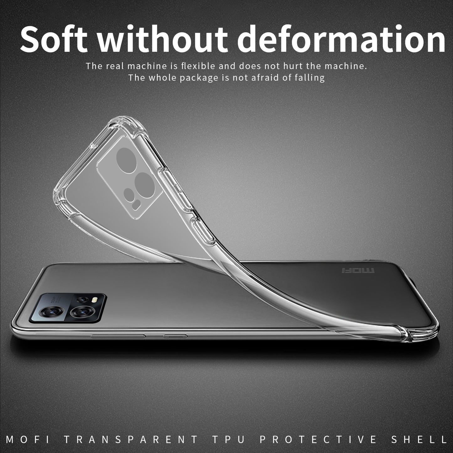 Motorola Moto S30 Pro Clear TPU Case - Ultra-Thin, Shockproof, Anti-Yellowing Transparent Soft Protective Cover with Precise Cutouts, Scratch Resistance & Lightweight Design