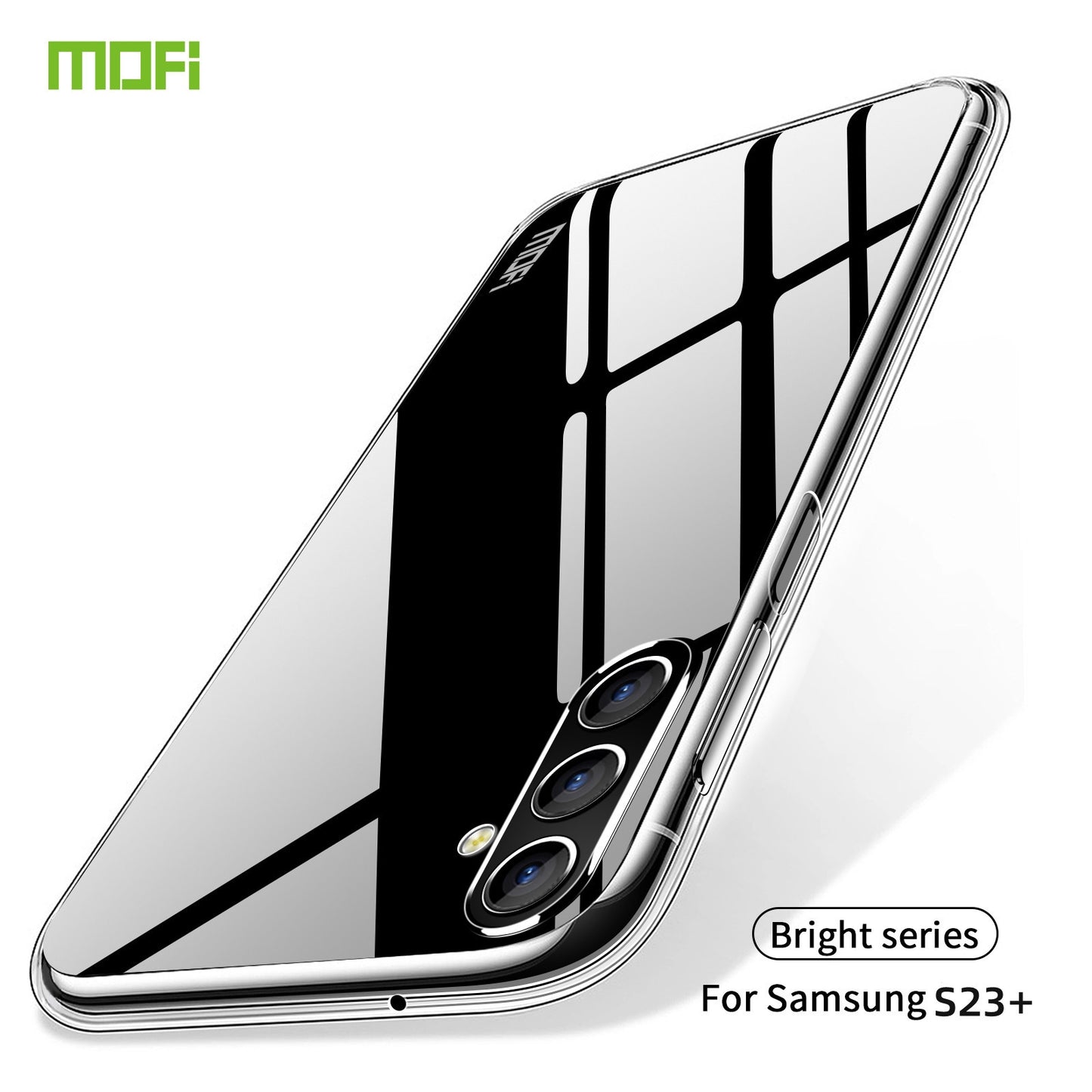 Samsung Galaxy S23+ Clear TPU Case - Ultra-Thin, Shockproof, Anti-Yellowing Transparent Soft Protective Cover with Precise Cutouts, Scratch Resistance & Lightweight Design