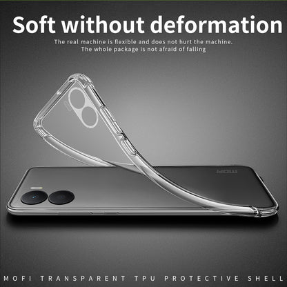 Honor Play 40 Plus 5G Clear TPU Case - Ultra-Thin, Shockproof, Anti-Yellowing Transparent Soft Protective Cover with Precise Cutouts, Scratch Resistance & Lightweight Design