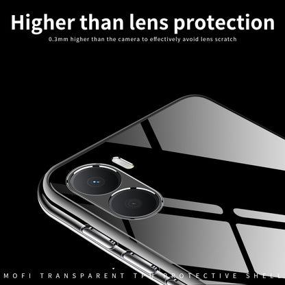 Honor Play 40 Plus 5G Clear TPU Case - Ultra-Thin, Shockproof, Anti-Yellowing Transparent Soft Protective Cover with Precise Cutouts, Scratch Resistance & Lightweight Design