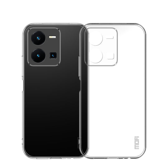 For vivo Y35 4G Clear TPU Case - Ultra-Thin, Shockproof, Anti-Yellowing Transparent Soft Protective Cover with Precise Cutouts, Scratch Resistance & Lightweight Design