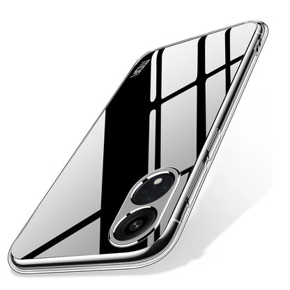 OPPO A58 5G Clear TPU Case - Ultra-Thin, Shockproof, Anti-Yellowing Transparent Soft Protective Cover with Precise Cutouts, Scratch Resistance & Lightweight Design