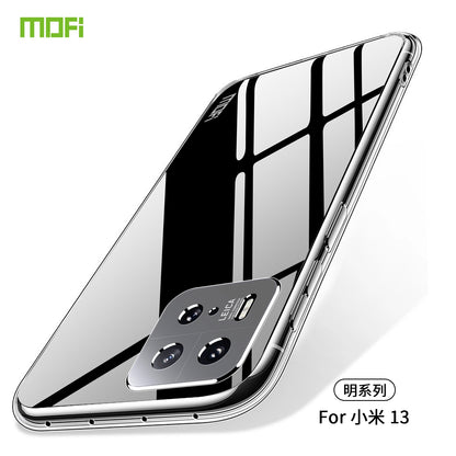 Xiaomi 13 Clear TPU Case - Ultra-Thin, Shockproof, Anti-Yellowing Transparent Soft Protective Cover with Precise Cutouts, Scratch Resistance & Lightweight Design