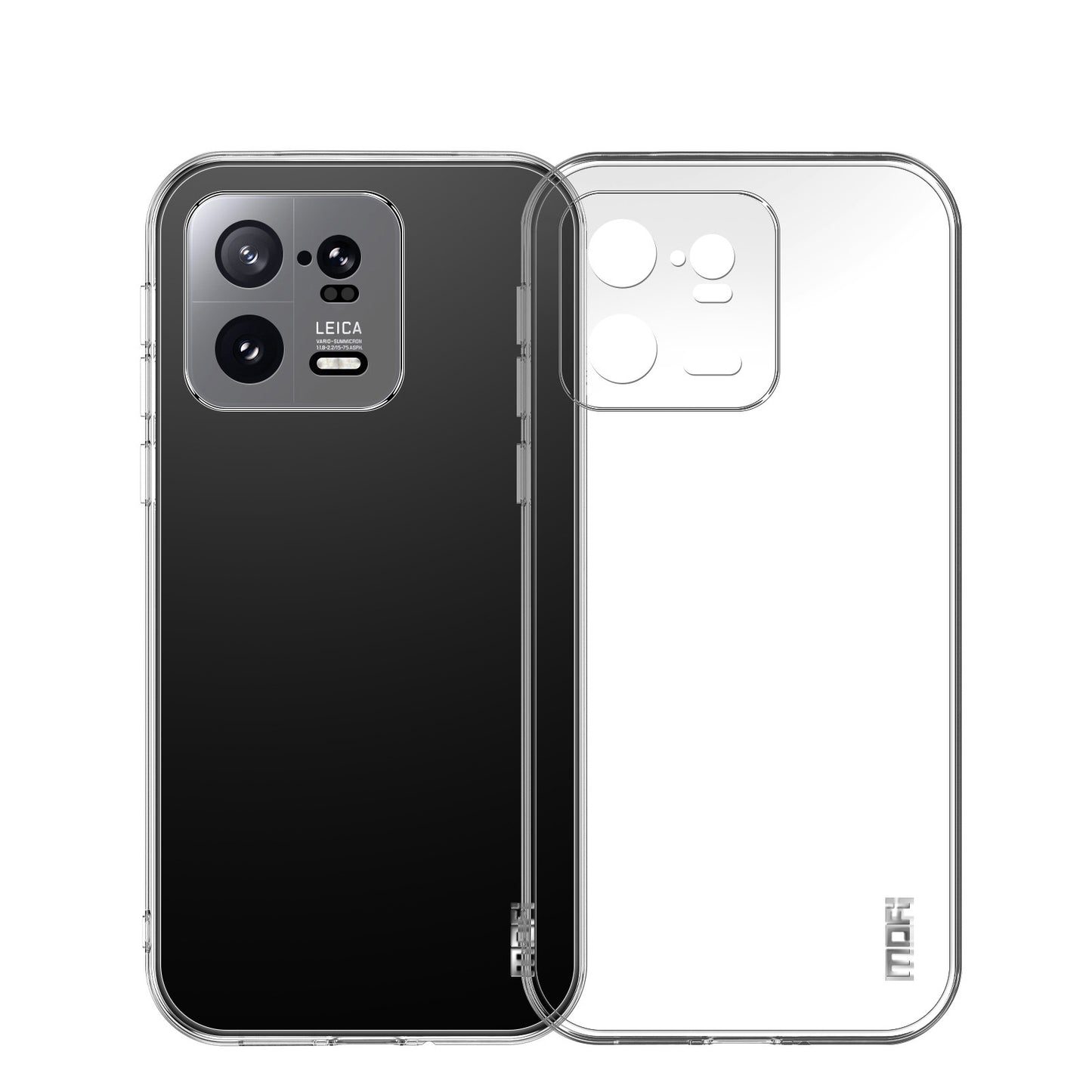 Xiaomi 13 Pro Clear TPU Case - Ultra-Thin, Shockproof, Anti-Yellowing Transparent Soft Protective Cover with Precise Cutouts, Scratch Resistance & Lightweight Design