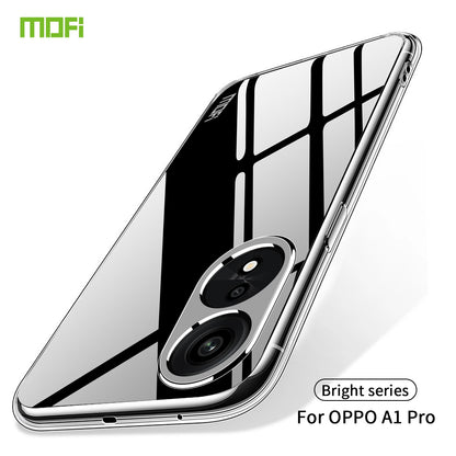 OPPO A1 Pro Clear TPU Case - Ultra-Thin, Shockproof, Anti-Yellowing Transparent Soft Protective Cover with Precise Cutouts, Scratch Resistance & Lightweight Design