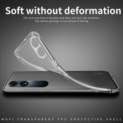 OPPO A1 Pro Clear TPU Case - Ultra-Thin, Shockproof, Anti-Yellowing Transparent Soft Protective Cover with Precise Cutouts, Scratch Resistance & Lightweight Design