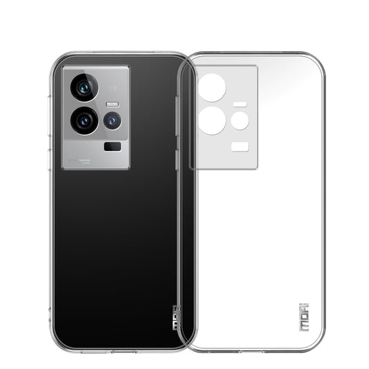 vivo iQOO11 Clear TPU Case - Ultra-Thin, Shockproof, Anti-Yellowing Transparent Soft Protective Cover with Precise Cutouts, Scratch Resistance & Lightweight Design