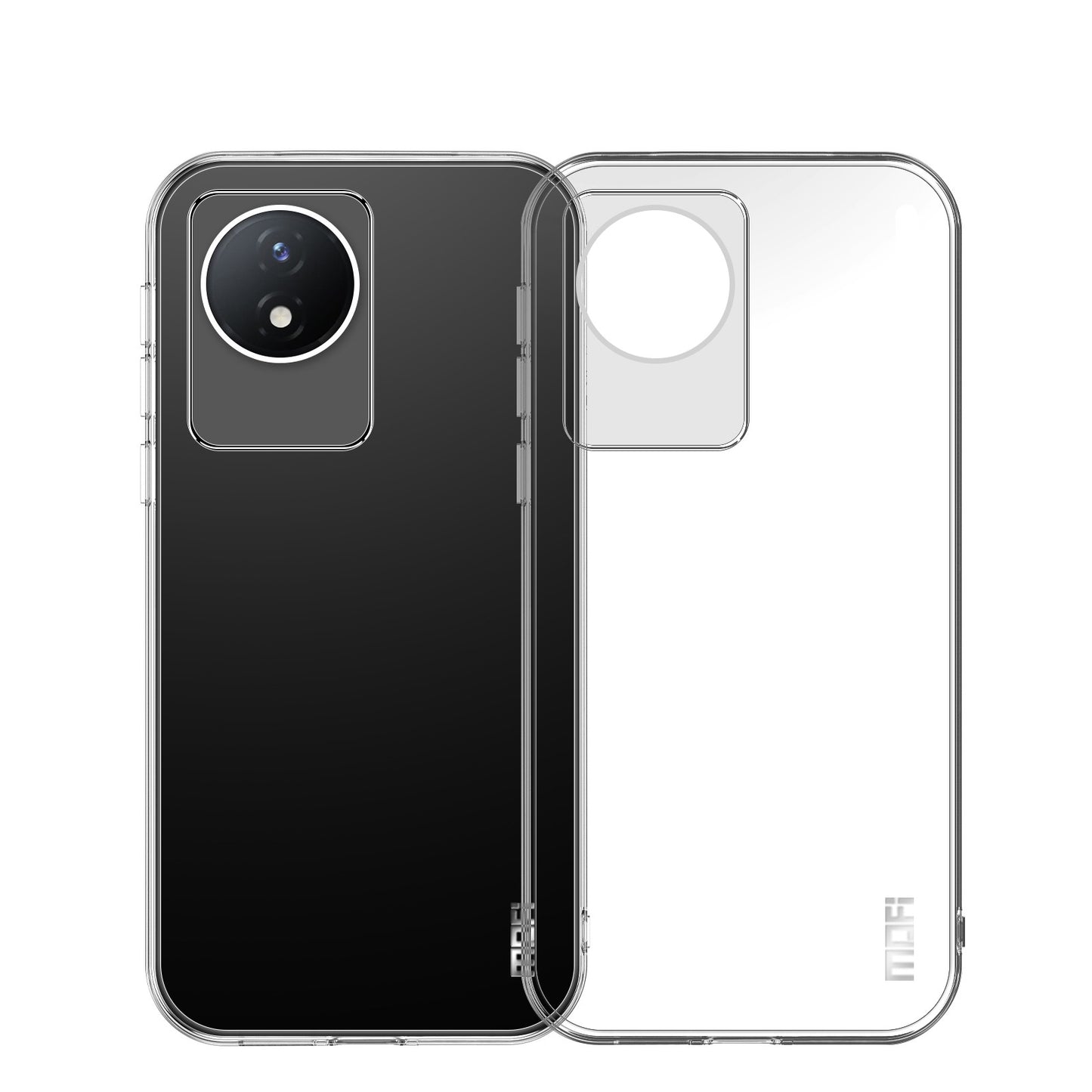 vivo Y02 4G Clear TPU Case - Ultra-Thin, Shockproof, Anti-Yellowing Transparent Soft Protective Cover with Precise Cutouts, Scratch Resistance & Lightweight Design