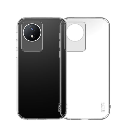 vivo Y02 4G Clear TPU Case - Ultra-Thin, Shockproof, Anti-Yellowing Transparent Soft Protective Cover with Precise Cutouts, Scratch Resistance & Lightweight Design