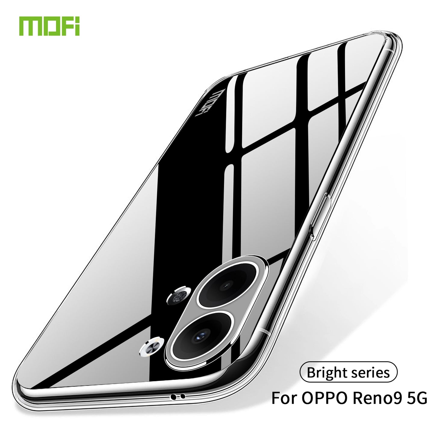 OPPO Reno9/Reno9 Pro 5G Clear TPU Case - Ultra-Thin, Shockproof, Anti-Yellowing Transparent Soft Protective Cover with Precise Cutouts, Scratch Resistance & Lightweight Design