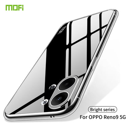 OPPO Reno9/Reno9 Pro 5G Clear TPU Case - Ultra-Thin, Shockproof, Anti-Yellowing Transparent Soft Protective Cover with Precise Cutouts, Scratch Resistance & Lightweight Design