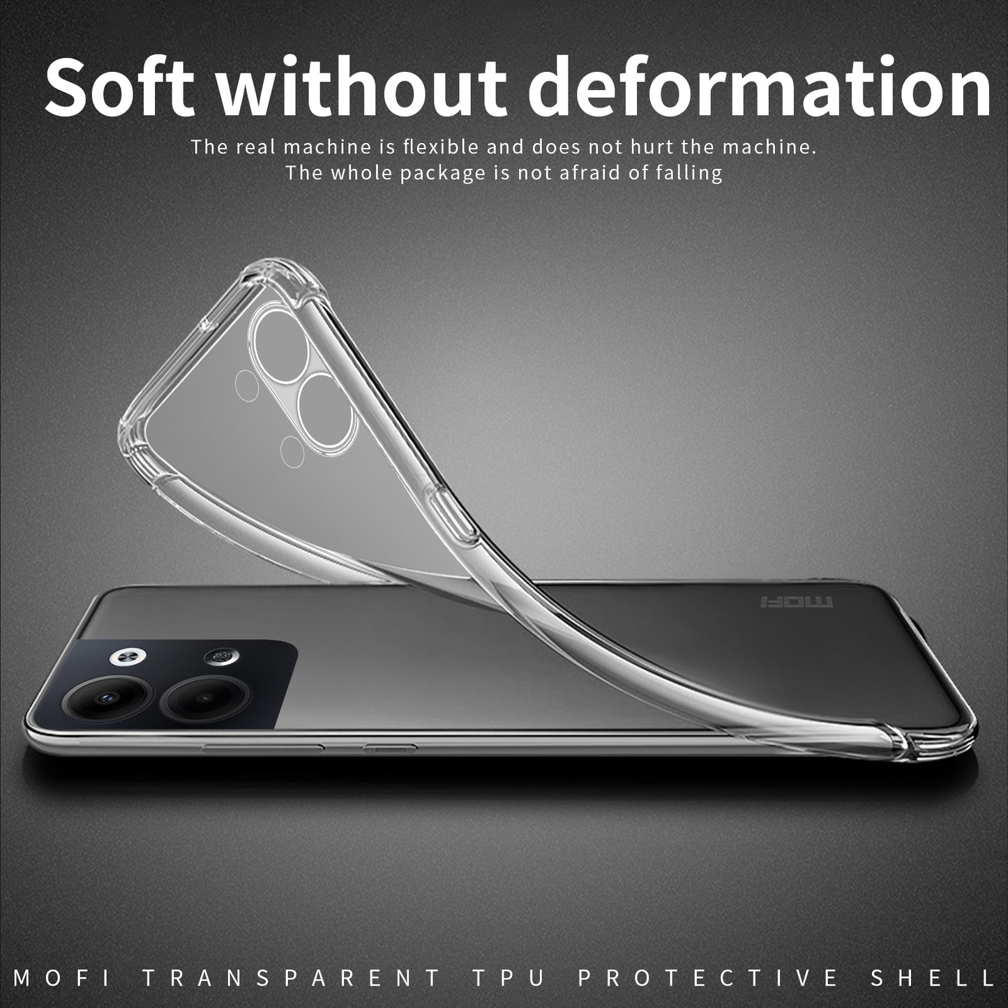 OPPO Reno9/Reno9 Pro 5G Clear TPU Case - Ultra-Thin, Shockproof, Anti-Yellowing Transparent Soft Protective Cover with Precise Cutouts, Scratch Resistance & Lightweight Design