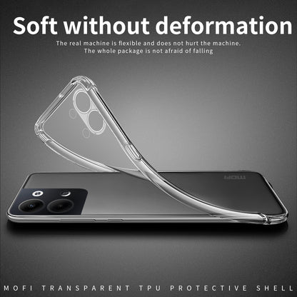 OPPO Reno9/Reno9 Pro 5G Clear TPU Case - Ultra-Thin, Shockproof, Anti-Yellowing Transparent Soft Protective Cover with Precise Cutouts, Scratch Resistance & Lightweight Design