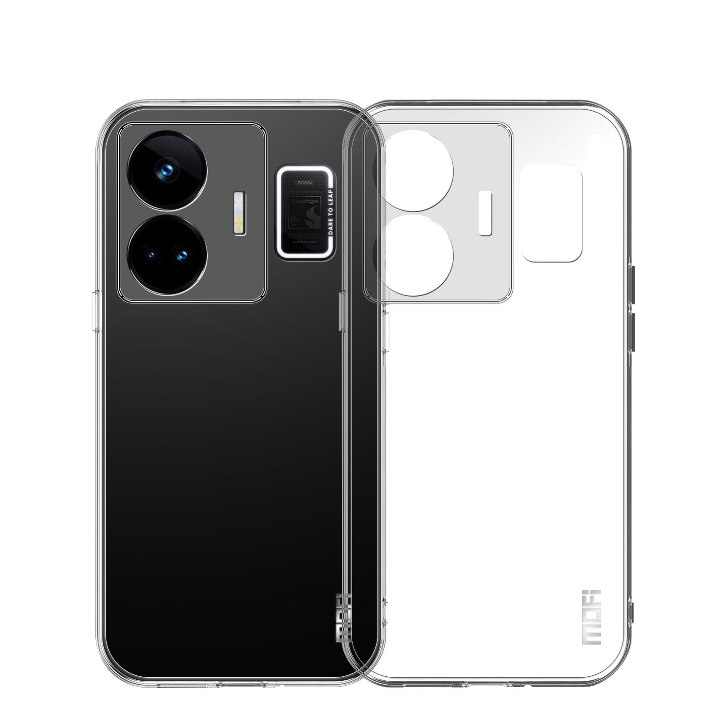 Realme GT Neo5 Clear TPU Case - Ultra-Thin, Shockproof, Anti-Yellowing Transparent Soft Protective Cover with Precise Cutouts, Scratch Resistance & Lightweight Design