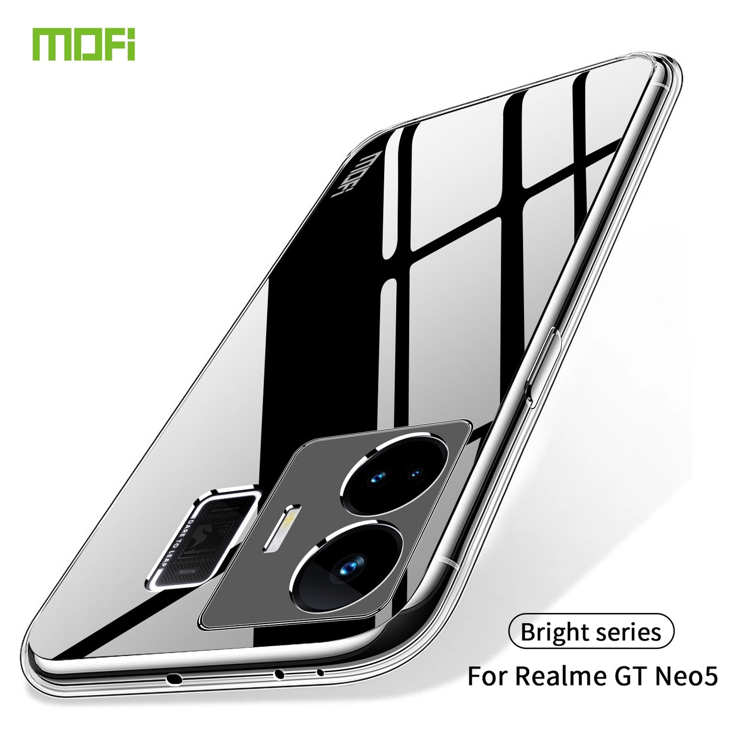 Realme GT Neo5 Clear TPU Case - Ultra-Thin, Shockproof, Anti-Yellowing Transparent Soft Protective Cover with Precise Cutouts, Scratch Resistance & Lightweight Design