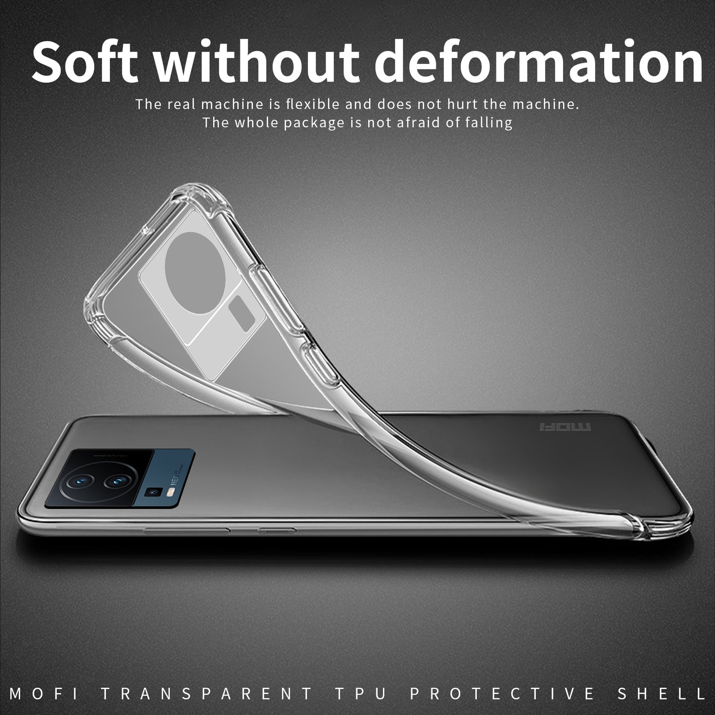 vivo iQOO Neo7 Clear TPU Case - Ultra-Thin, Shockproof, Anti-Yellowing Transparent Soft Protective Cover with Precise Cutouts, Scratch Resistance & Lightweight Design