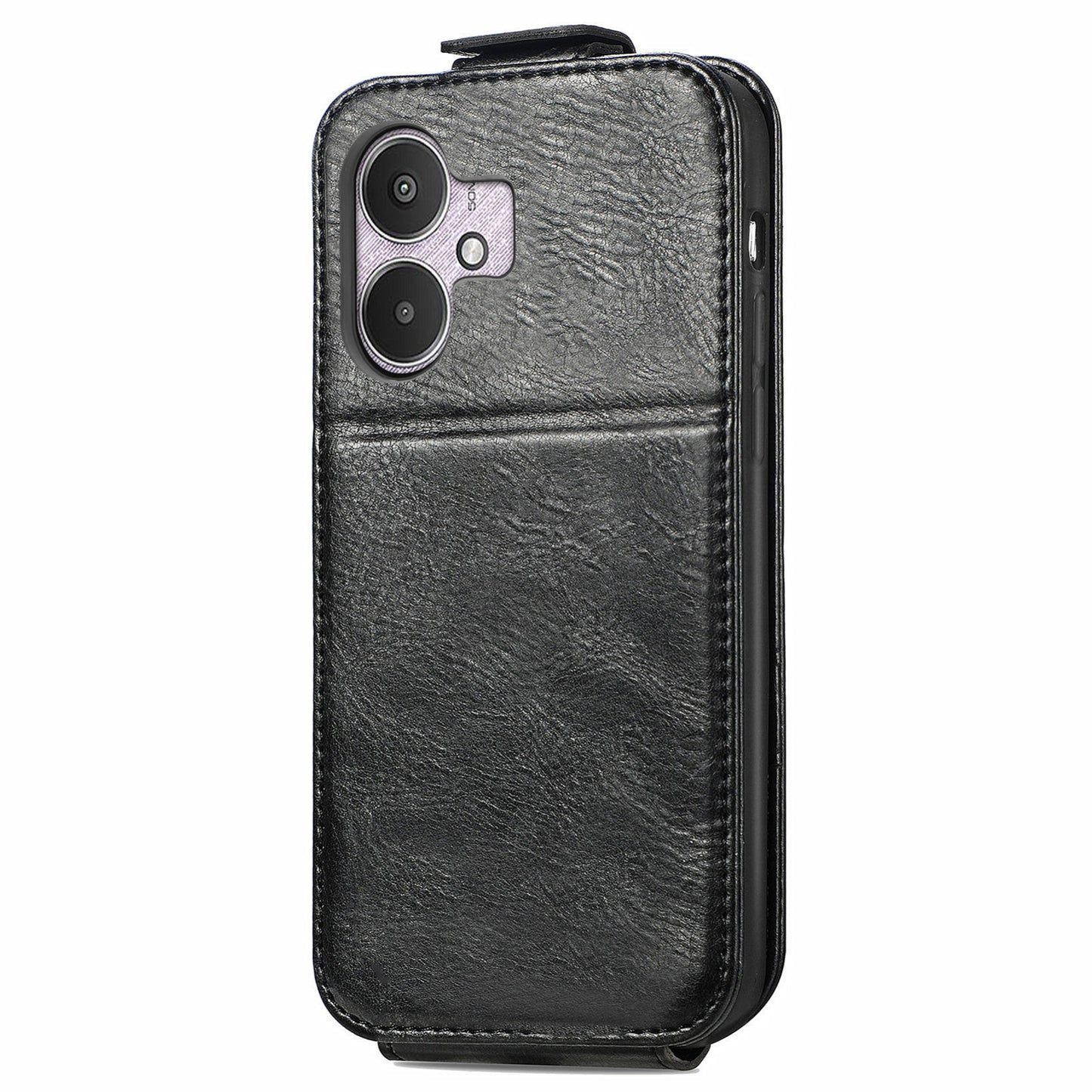 Xiaomi Redmi 13C 5G Zipper Wallet Case - Vertical Flip Leather Phone Cover with Multiple Card Slots and Stand