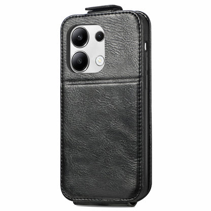 Xiaomi Redmi Note 13 4G Zipper Wallet Case - Vertical Flip Leather Phone Cover with Multiple Card Slots and Stand