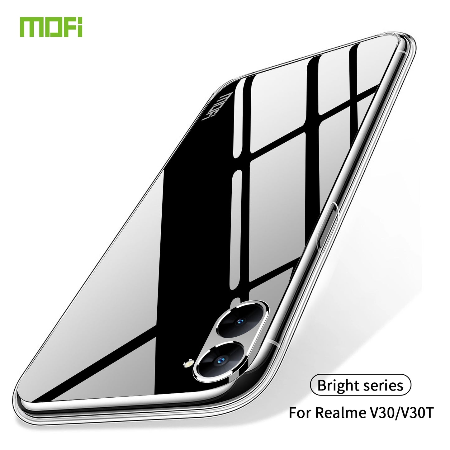 Realme V30/V30T Clear TPU Case - Ultra-Thin, Shockproof, Anti-Yellowing Transparent Soft Protective Cover with Precise Cutouts, Scratch Resistance & Lightweight Design